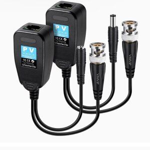 HD-CVI  TVI AHD video balun Wire Conection Transmitter Bundle 9 Sets